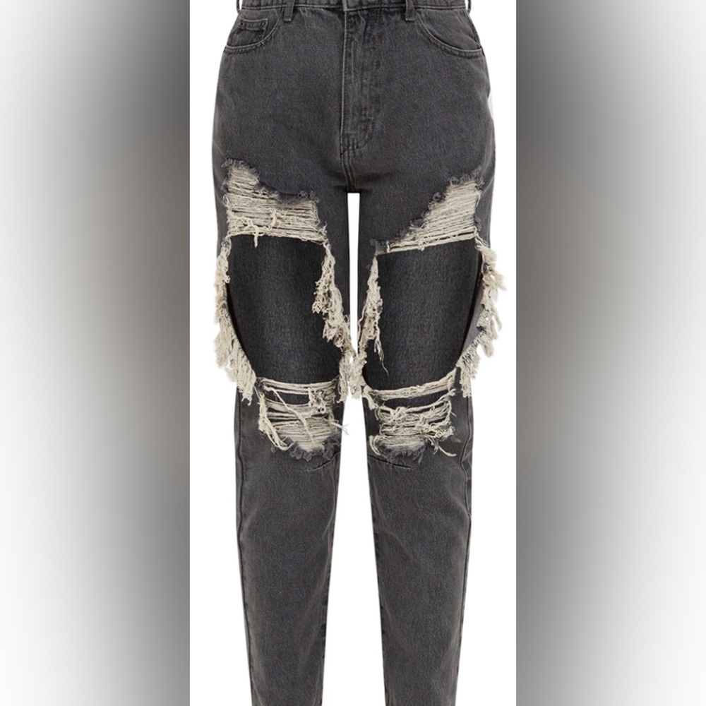 Trendy High Rise Mom Fit Jeans - Picture 2 of 3